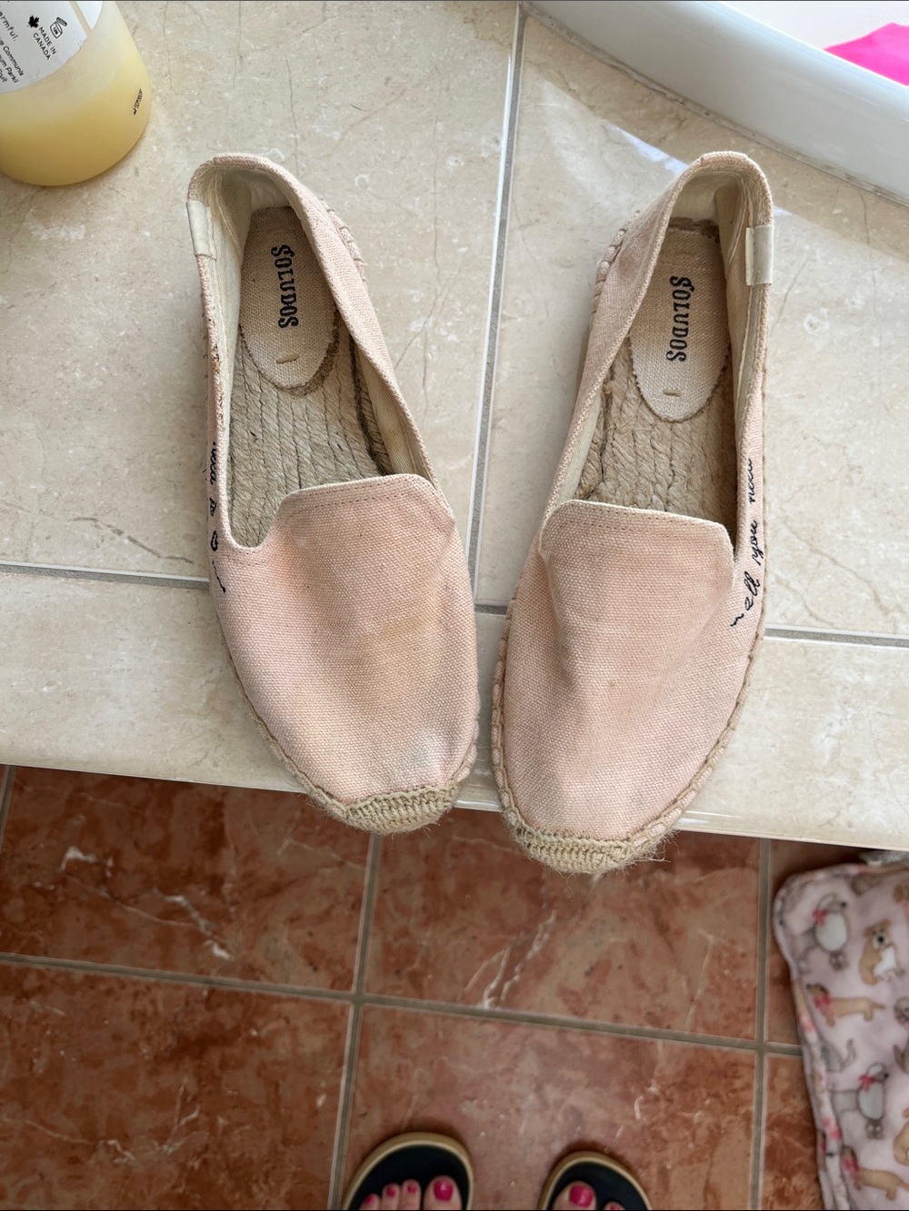 Soludos 7.5 All you need is love espadrilles
